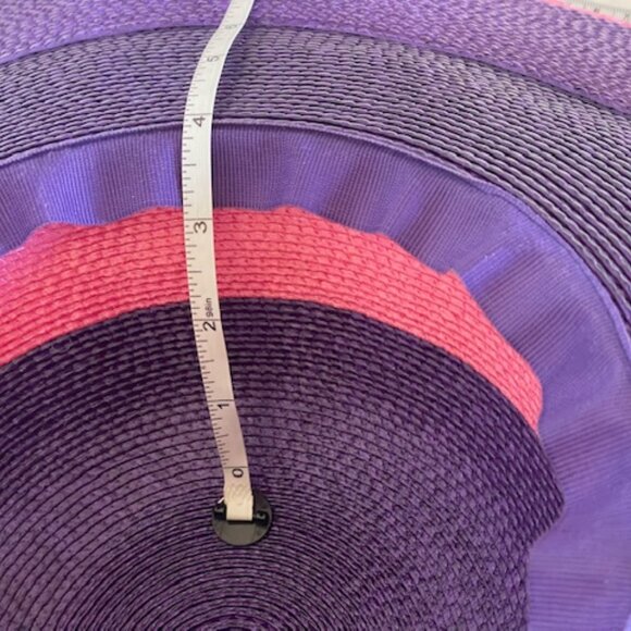 HARVE BENARD Wide Brim Sun Vintage Hat Purple Pink main image 13